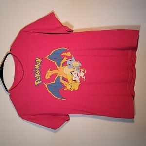 Pokemon T-shirt, Red. Kids Medium